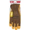 Kinco Kinco Men's Indoor/Outdoor Work Gloves Brown M 1 pair 2014-M - alternate 1